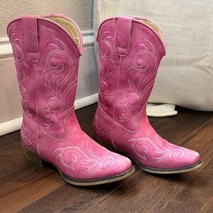 Roper Kids Pink Western Boots